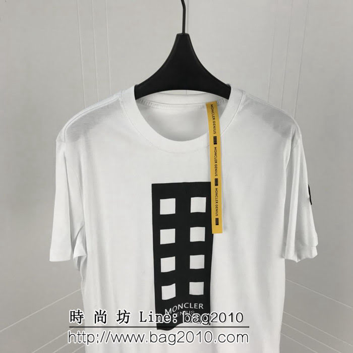 Moncler蒙口藤原浩合作系列 19ss早春新款短袖 數碼直噴印花 定制純棉面料 高版本男女同款 ydi2020